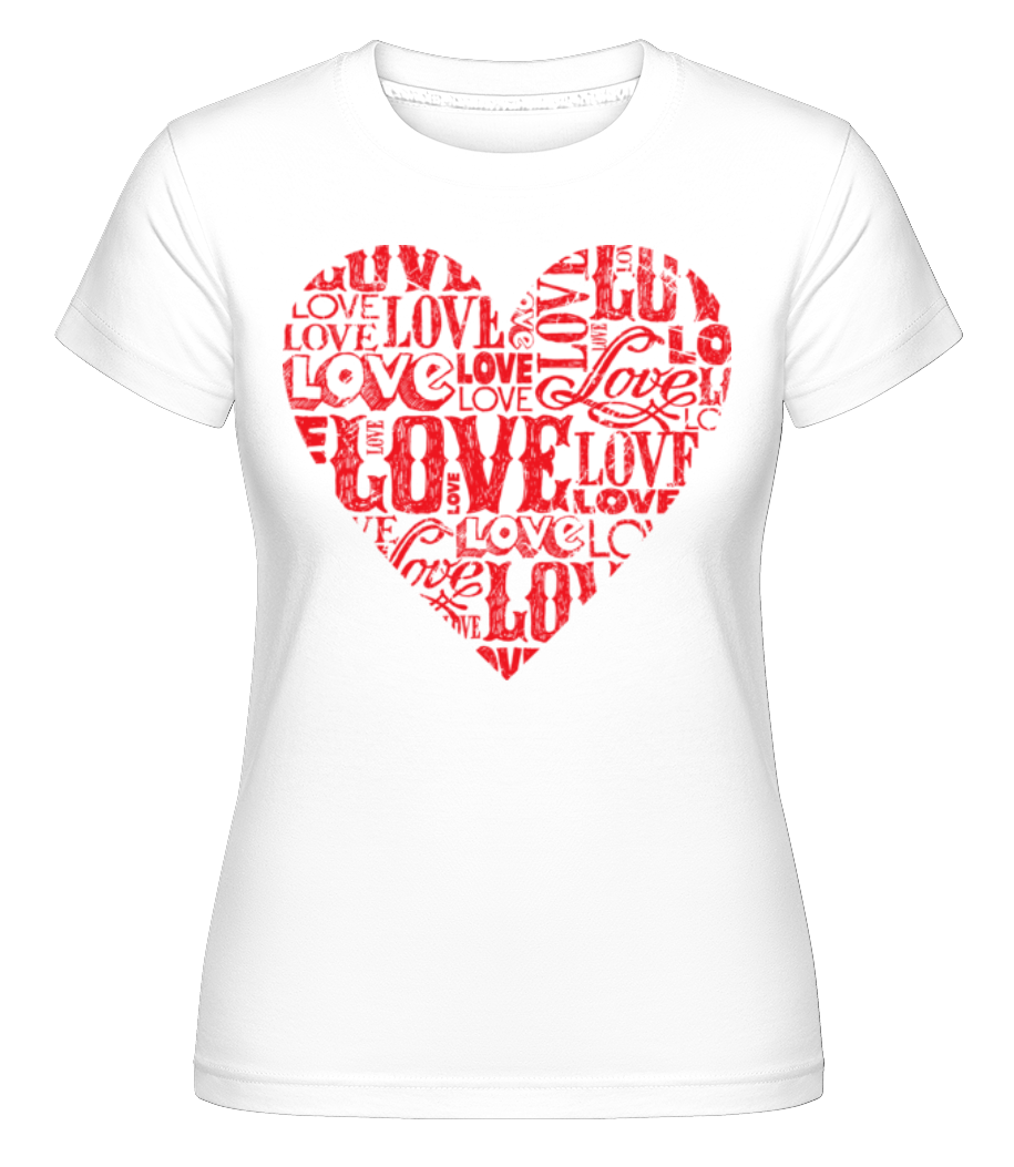 Love Heart Red ·  T-shirt Shirtinator femme