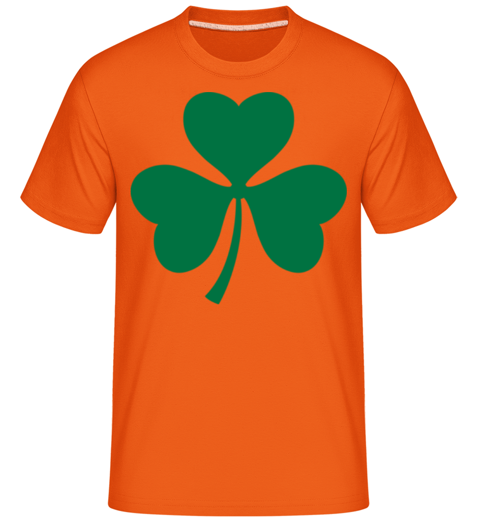 Ireland Cloverleaf -  T-Shirt Shirtinator homme - Orange - Devant