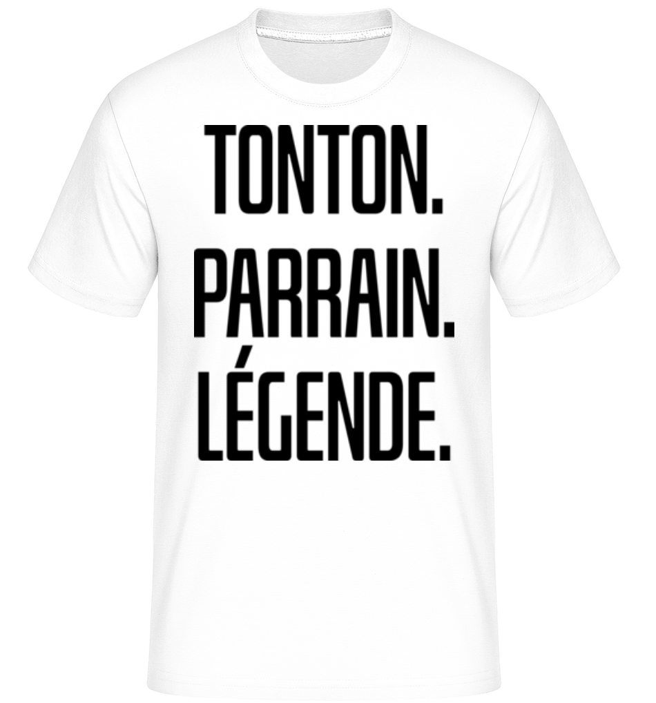 Tonton Parrain Légende ·  T-Shirt Shirtinator homme