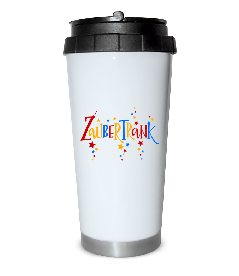 Vorschau: Zaubertrank - Thermobecher - Weiß - Vorne