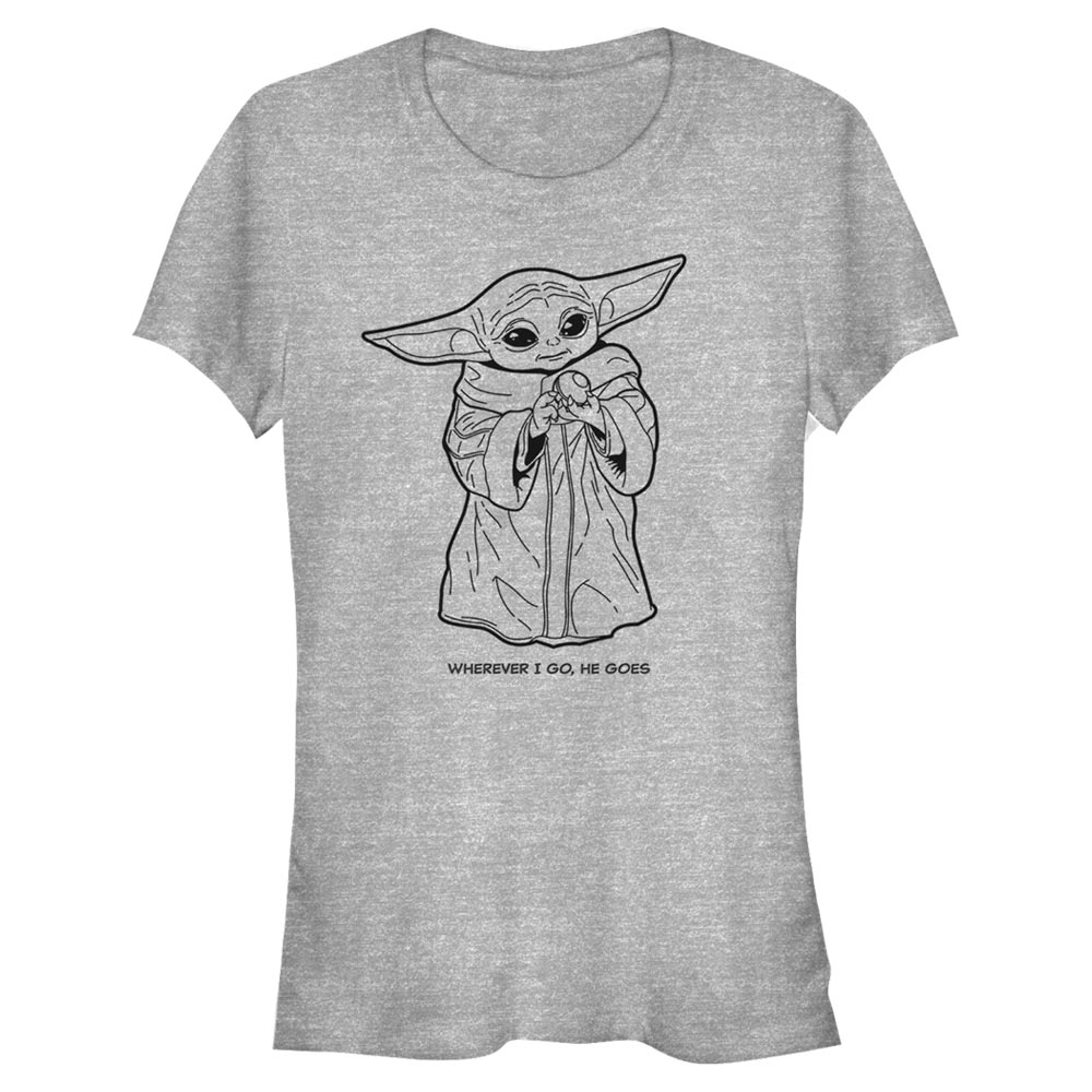 Star Wars - The Mandalorian - The Child Wherever I Go - Frauen T-Shirt
