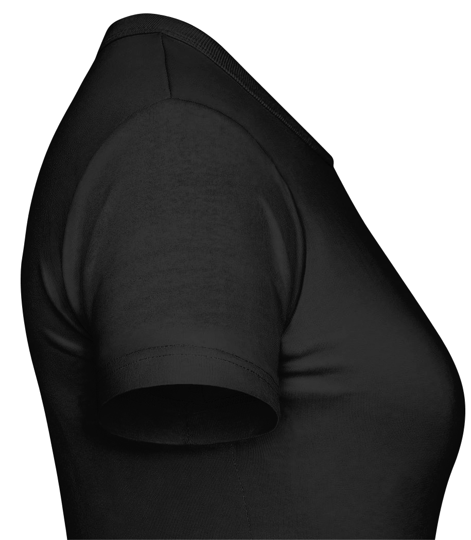 Aperçu: T-Shirt Standard Femme - Noir - Droit
