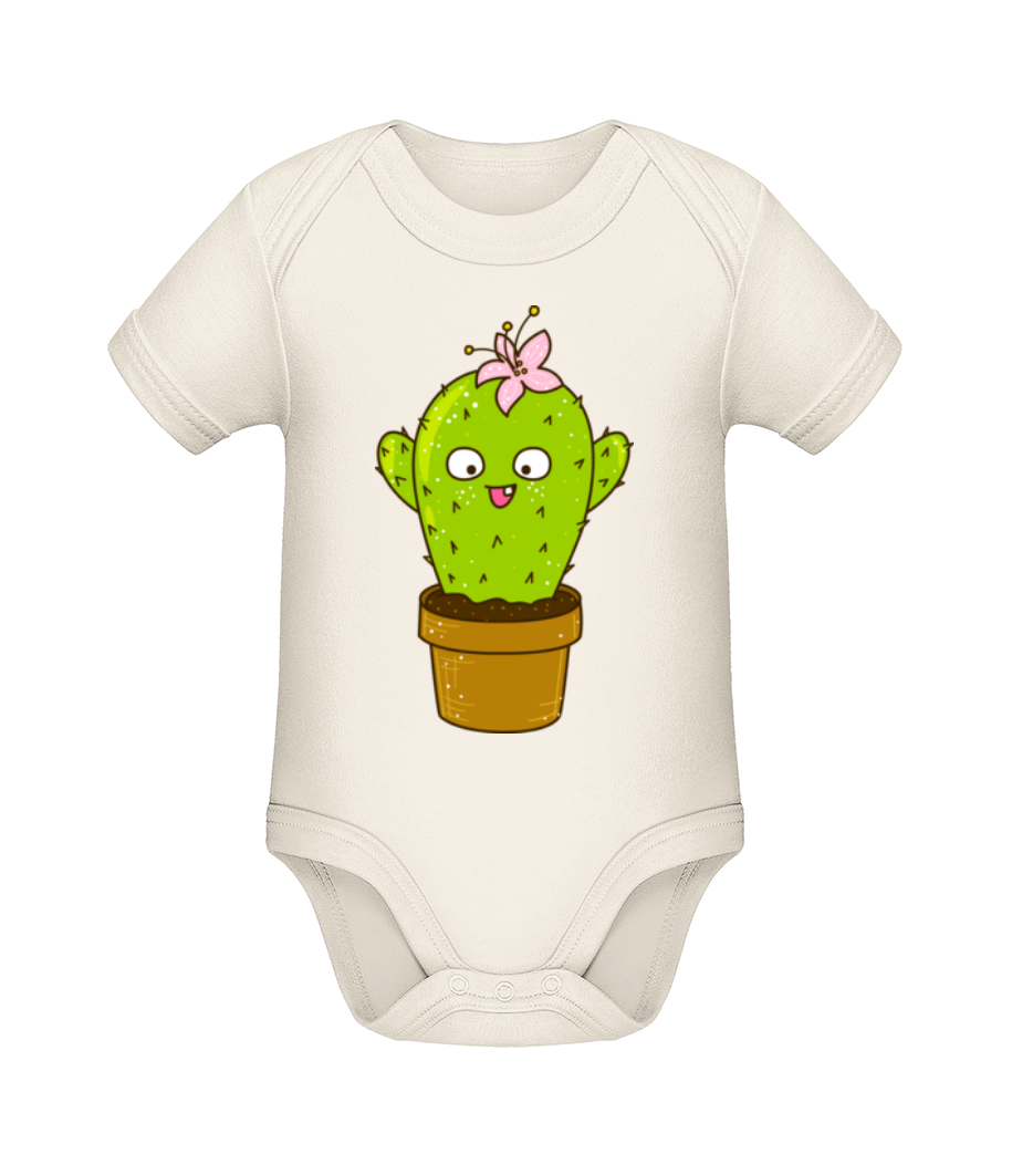 Cactus Drôle · Body manches courtes bio