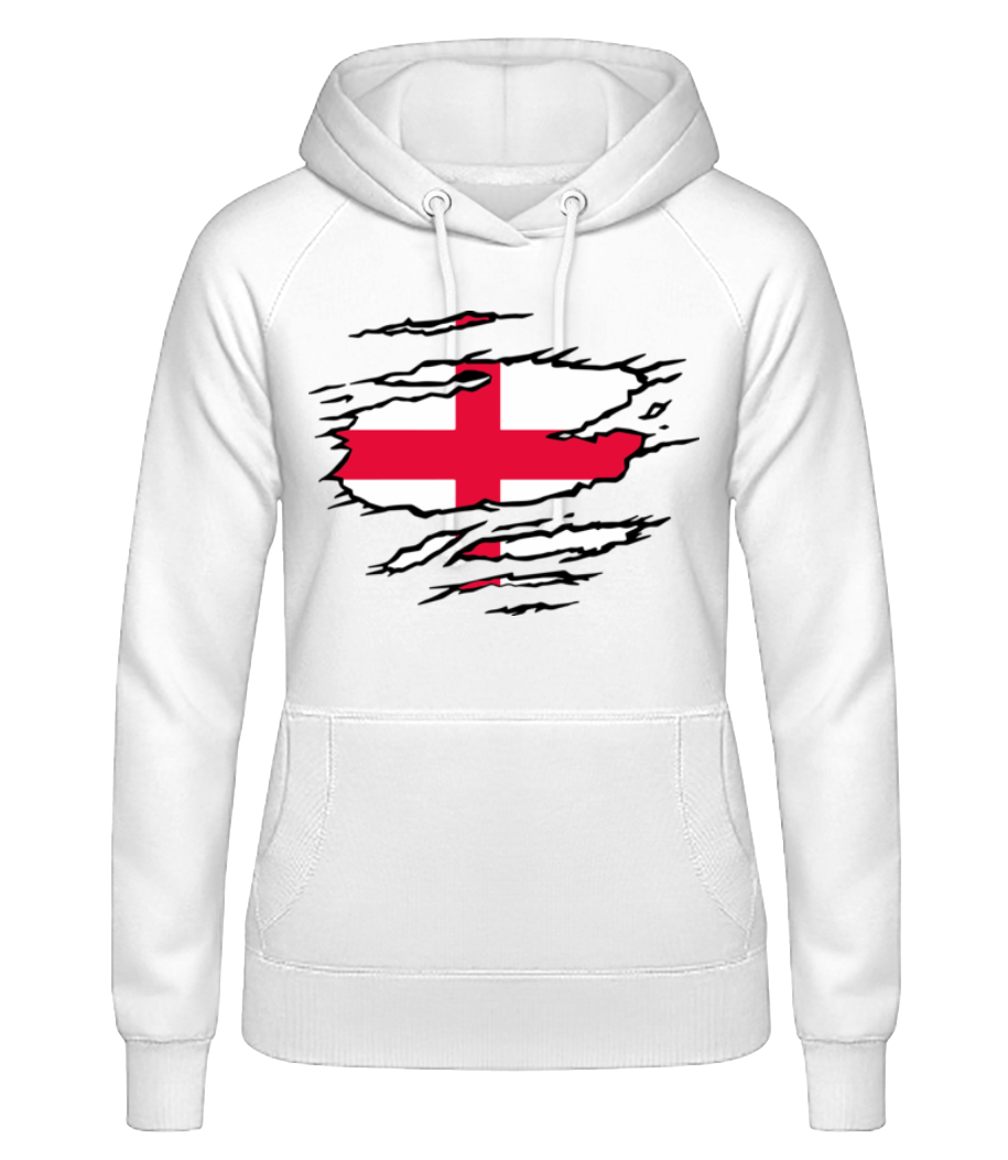 Flag en Angleterre · Sweat à capuche basique pour femme
