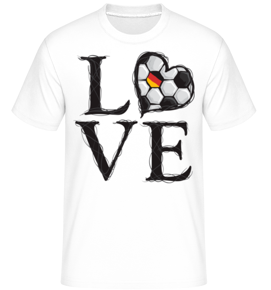 Football Amour Allemagne ·  T-Shirt Shirtinator homme