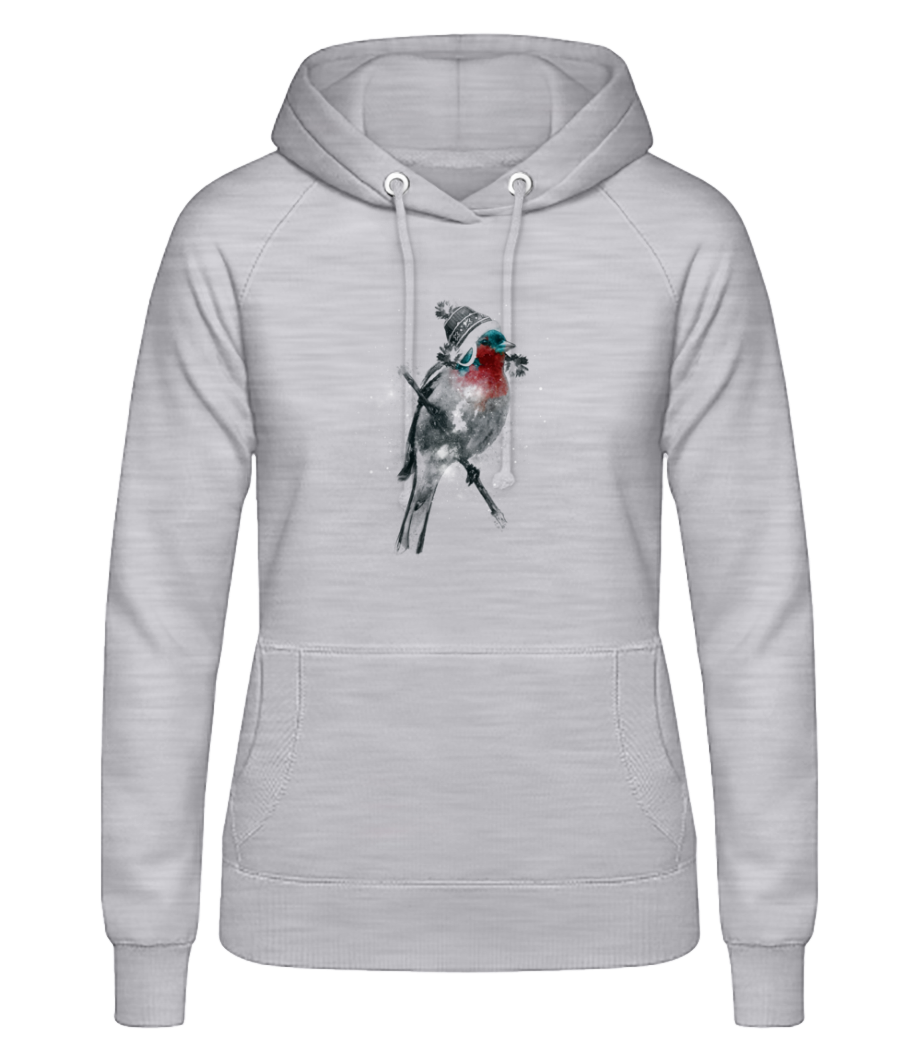 Oiseau Noël · Sweat à capuche Femme