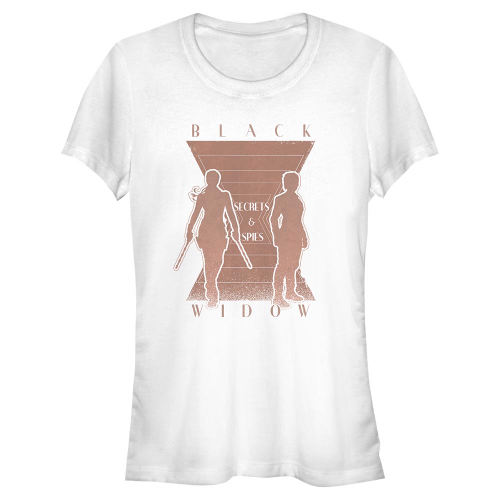 Aperçu: Marvel - Black Widow - Black Widow Spy Secrets - Femme T-shirt - Blanc - Devant