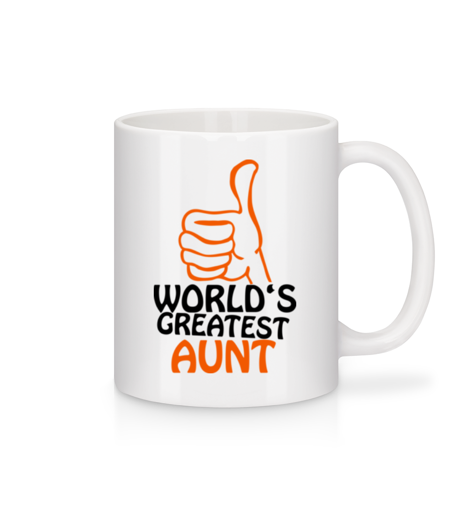 World's Greatest Aunt · Mug en céramique blanc