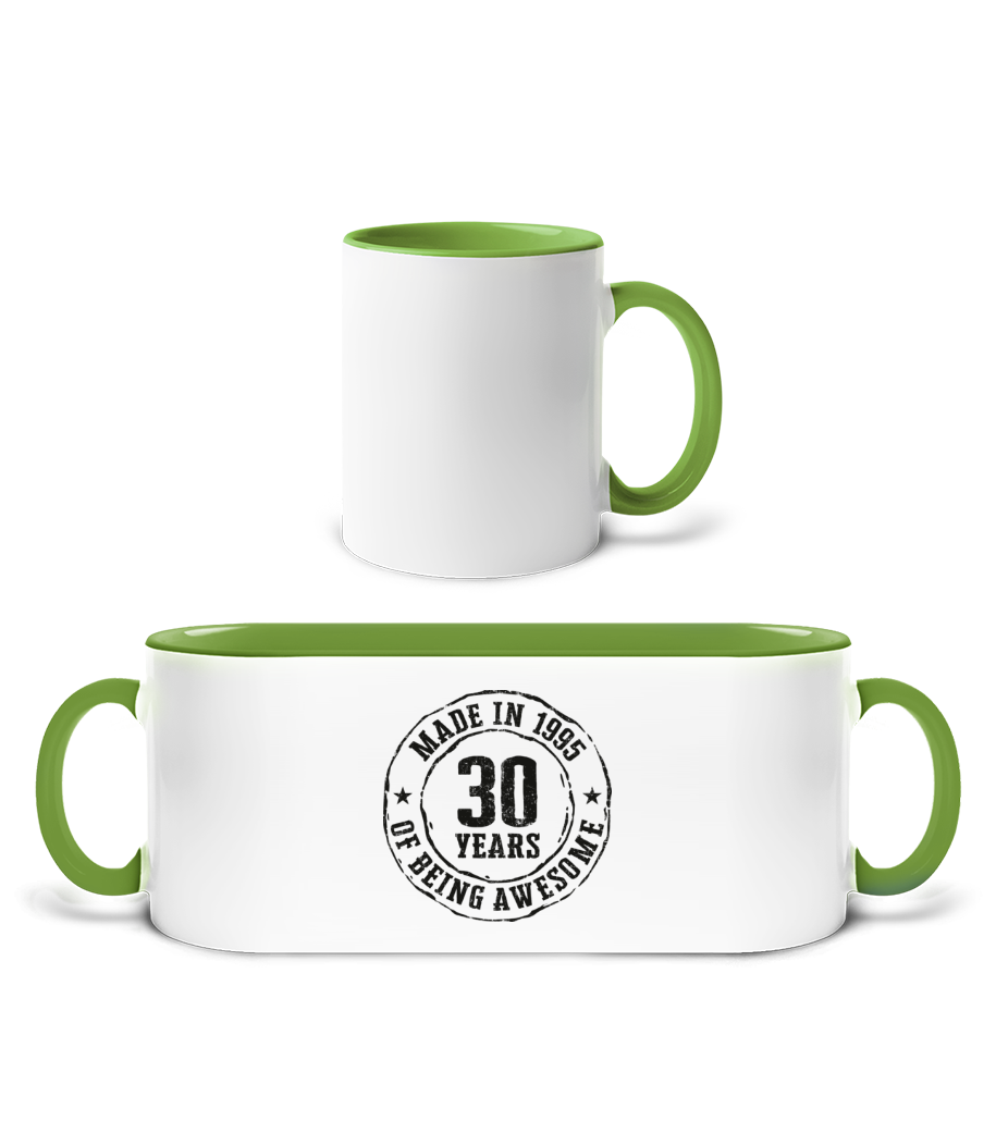 Blanc / Vert pomme