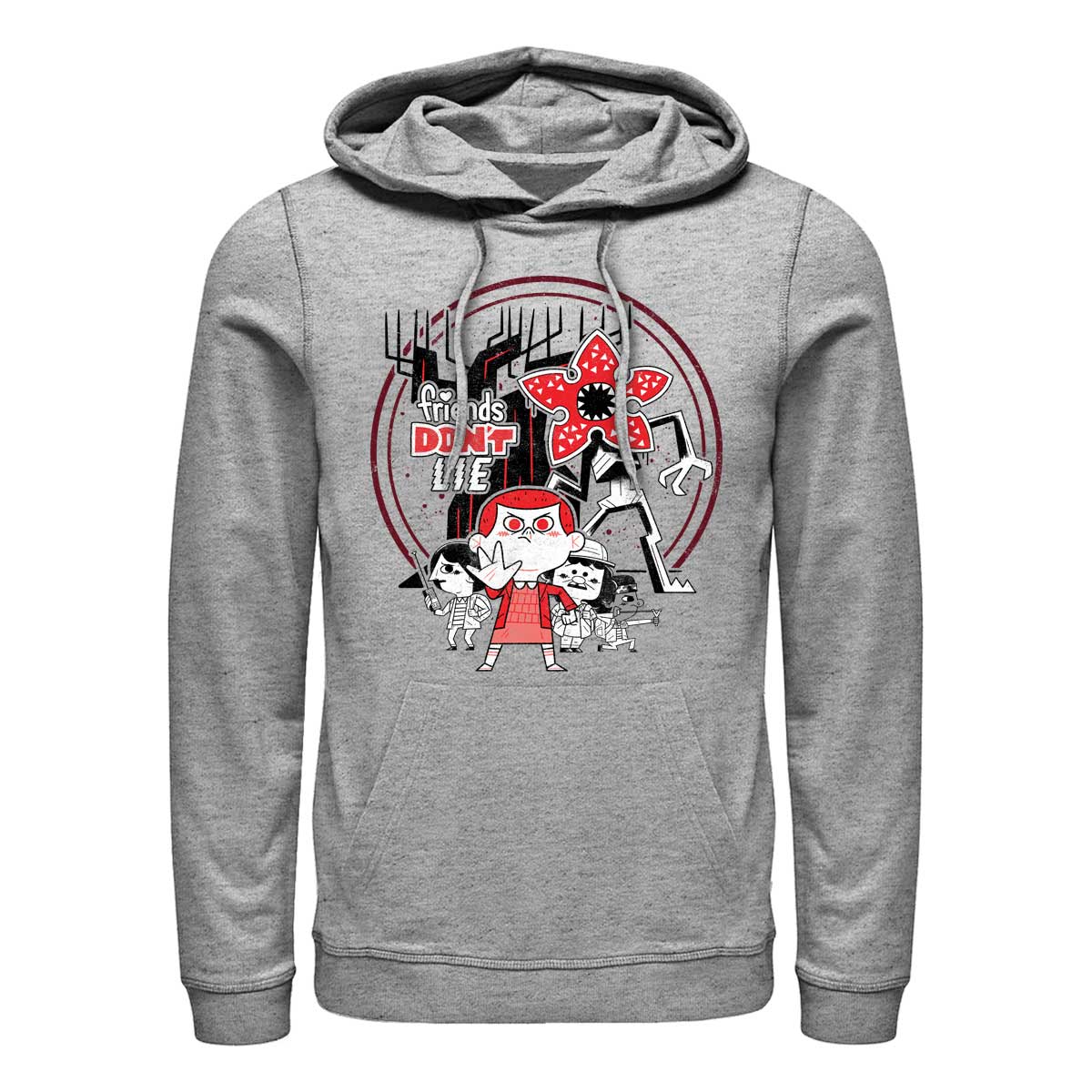 Netflix - Stranger Things - Photo de groupe Chibi Things - Unisex Sweat à capuche