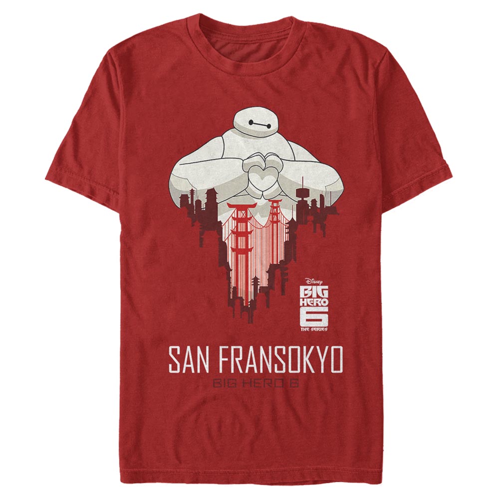 Disney - Les Nouveaux Héros - Baymax SF Love - Homme T-shirt