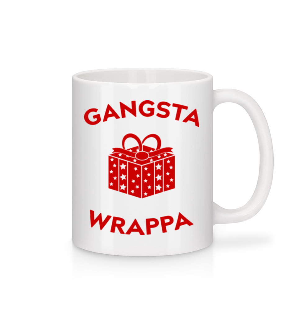 Aperçu: Gangsta Wrappa - Mug en céramique blanc - Blanc - Devant
