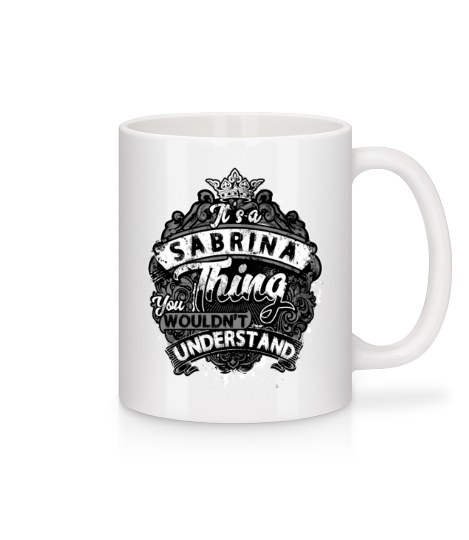 It's A Sabrina Thing · Mug en céramique blanc