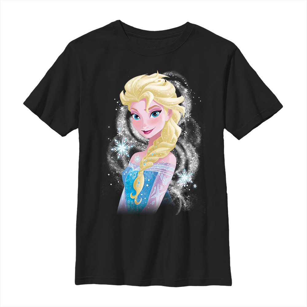Disney - La Reine des neiges - Elsa Swirl - Enfant T-shirt