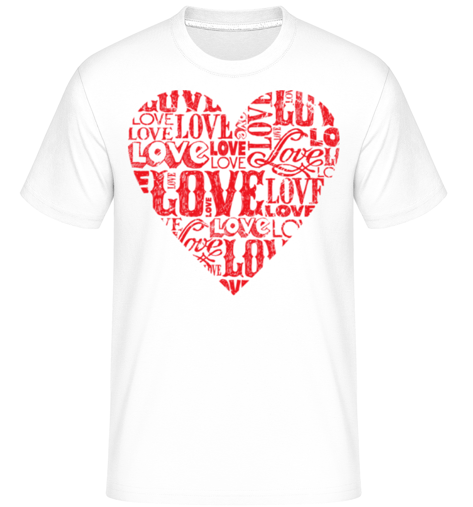 Love Heart Red ·  T-Shirt Shirtinator homme
