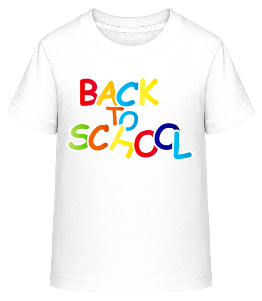 Aperçu: Back To School - T-shirt shirtinator Enfant - Blanc - Devant