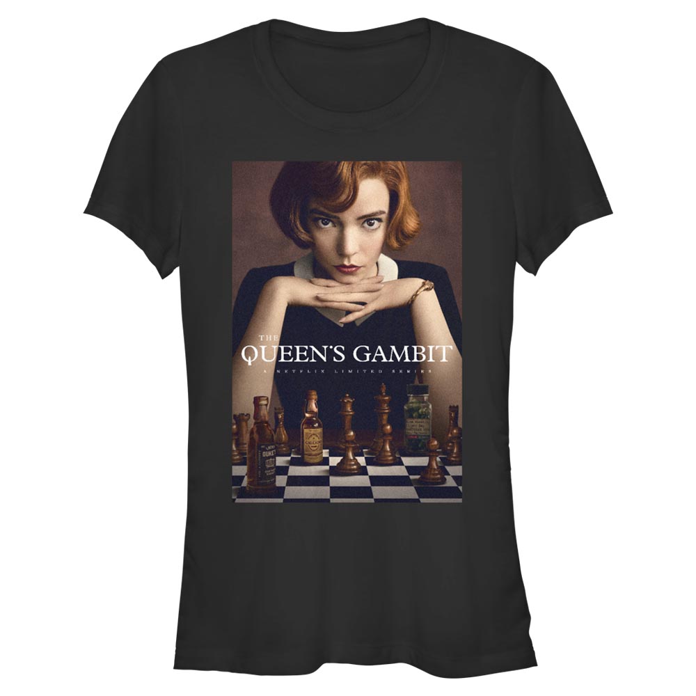 Netflix - Le jeu de la dame - Beth Harmon Queens Poster - Femme T-shirt