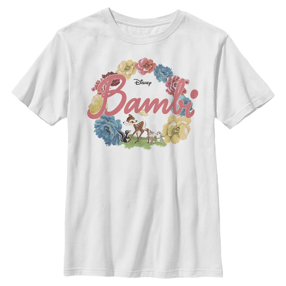 Disney Classics - Bambi - Photo de groupe Flowers - Enfant T-shirt