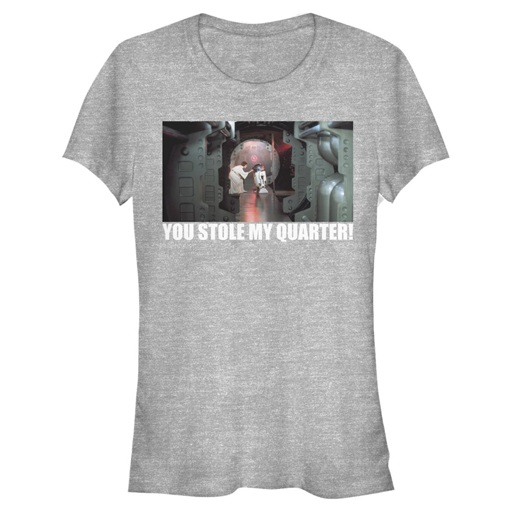 Star Wars - Princesse Leia & R2-D2 Quarter Stealer - Femme T-shirt
