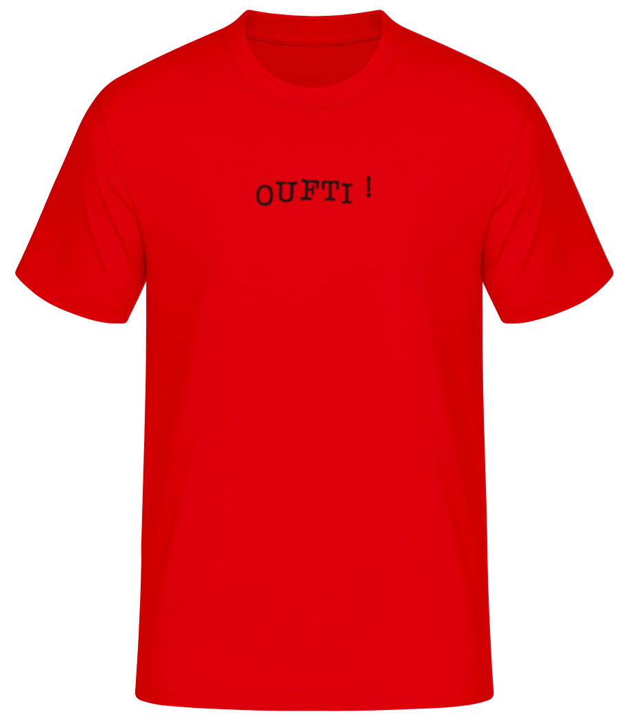 Oufti Belgique Argot Liège Étonné · T-shirt standard Homme