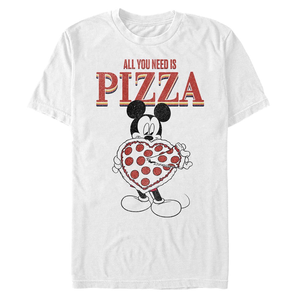 Disney - Mickey Mouse - Mickey All You Need Is Pizza - Homme T-shirt