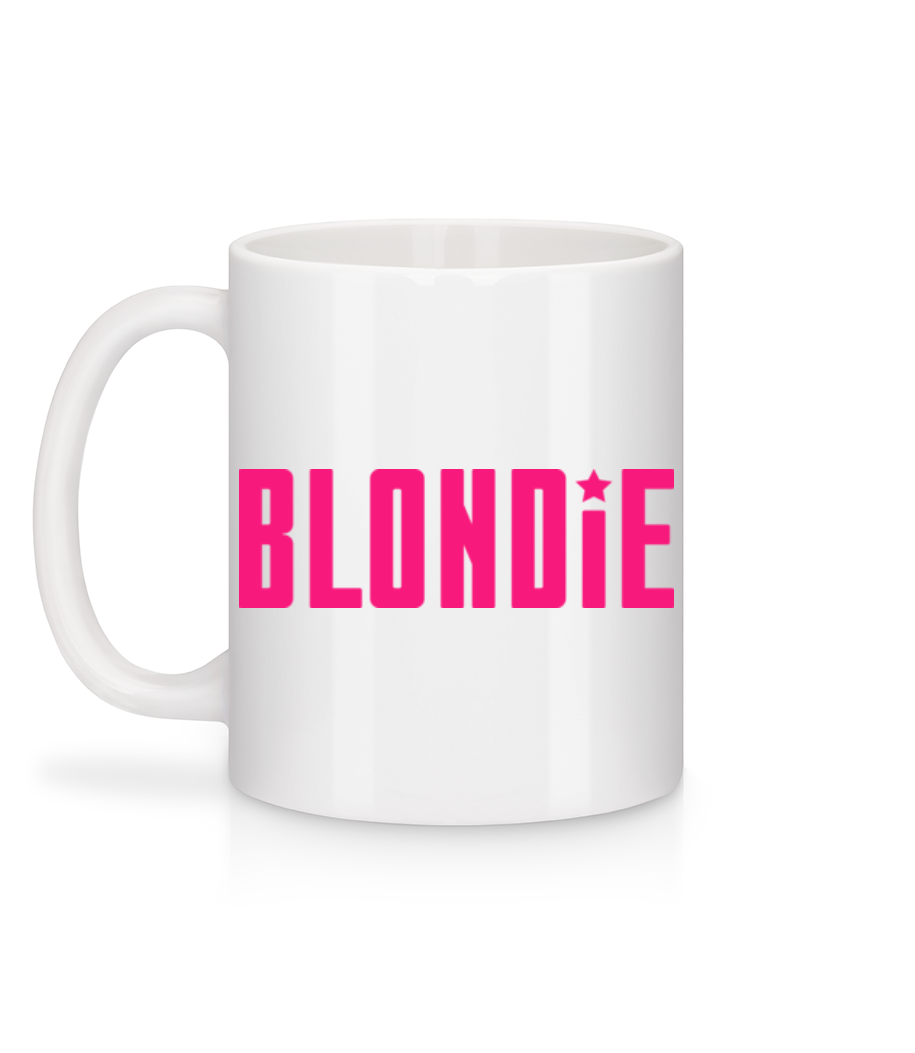 Aperçu: Blondie - Mug en céramique blanc - Blanc - Derrière
