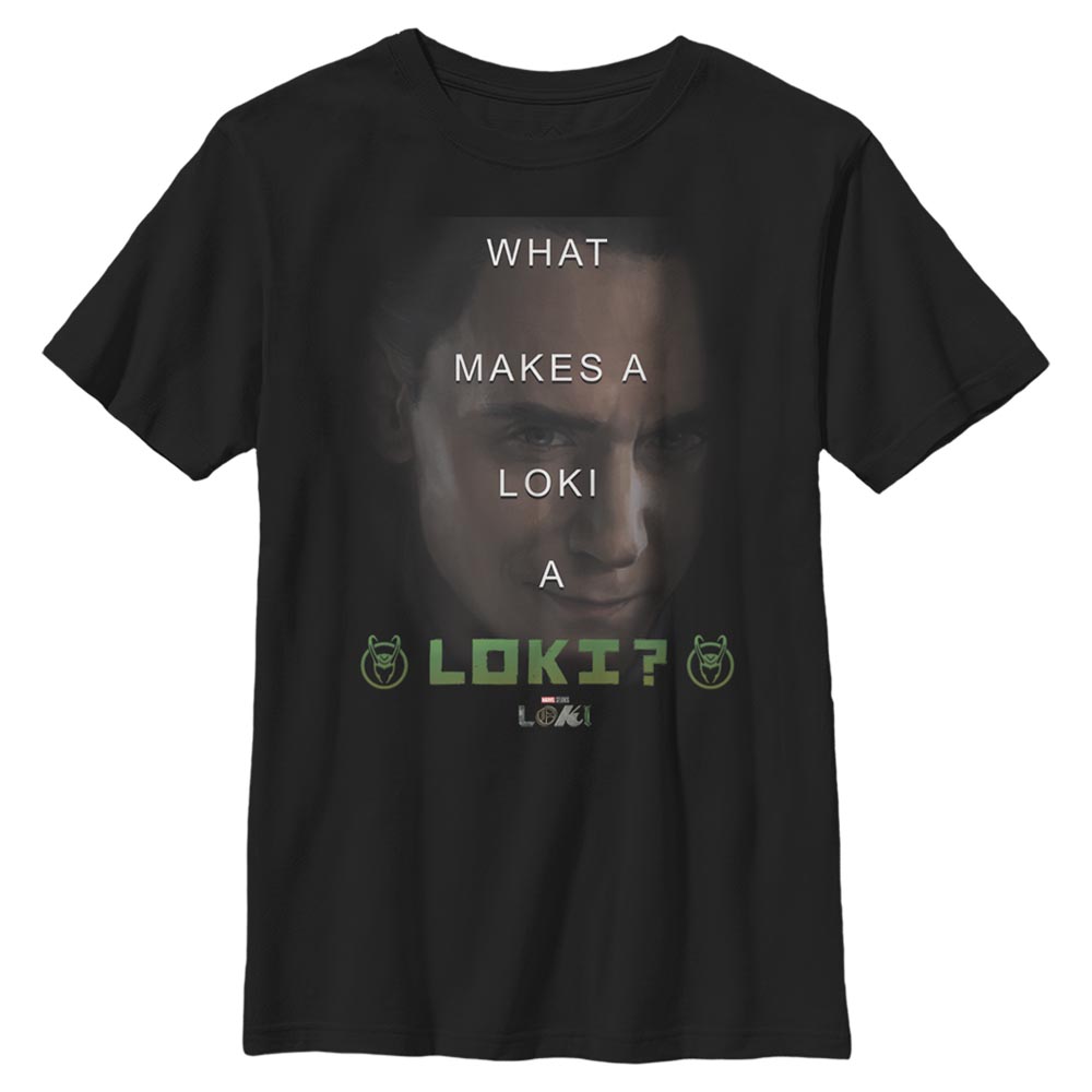 Aperçu: Marvel - Loki - Loki What - Enfant T-shirt - Noir - Devant