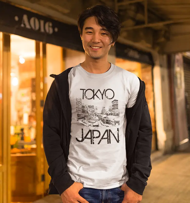 Shirt mit Stadtmotiv