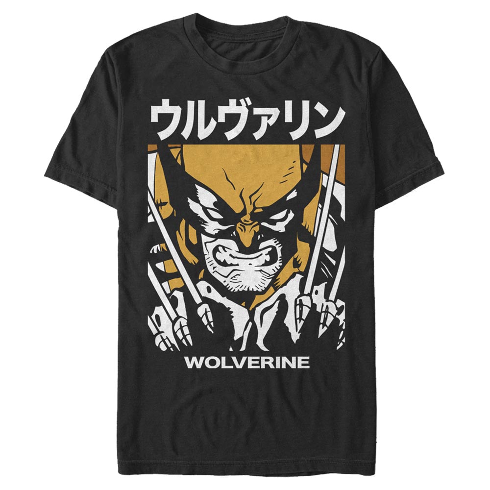 Marvel - X-Men - Wolverine Kanji Block - Homme T-shirt