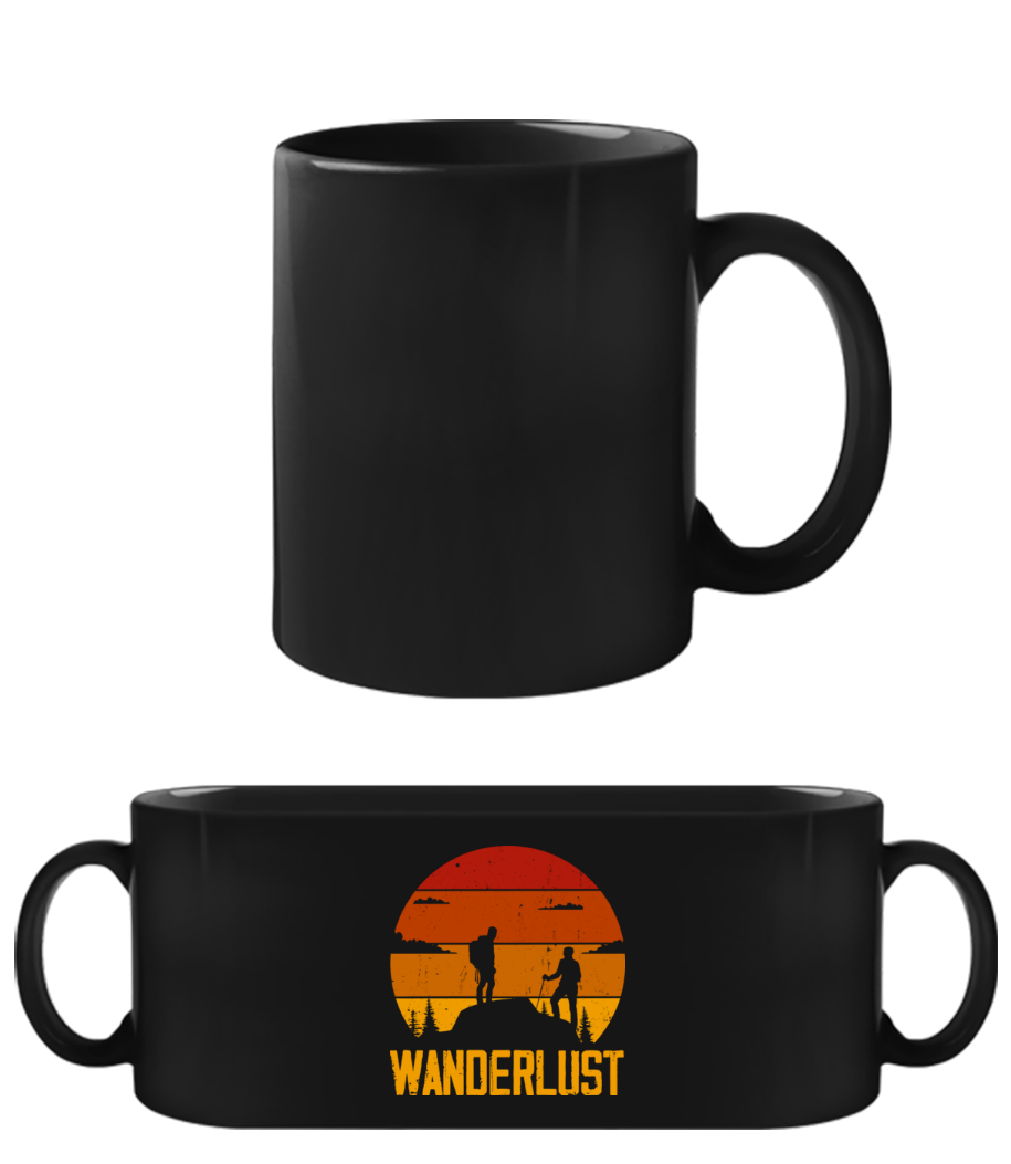 Wanderlust Sunset · Tasse Noire