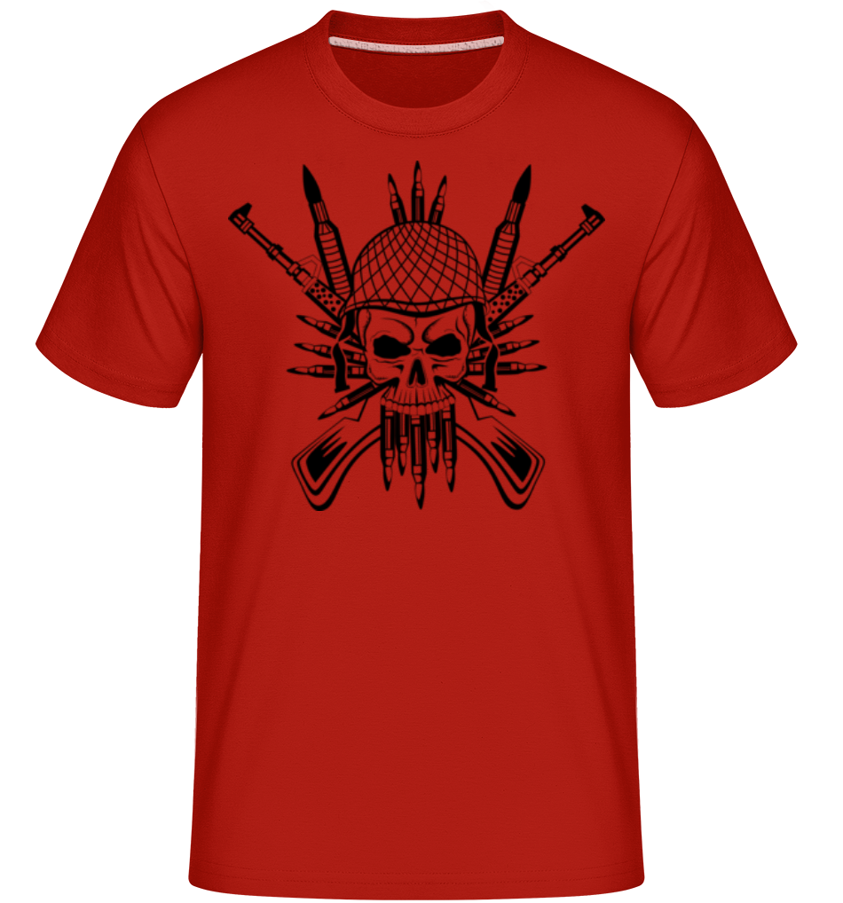 Tatouage De Crâne De Soldat ·  T-Shirt Shirtinator homme