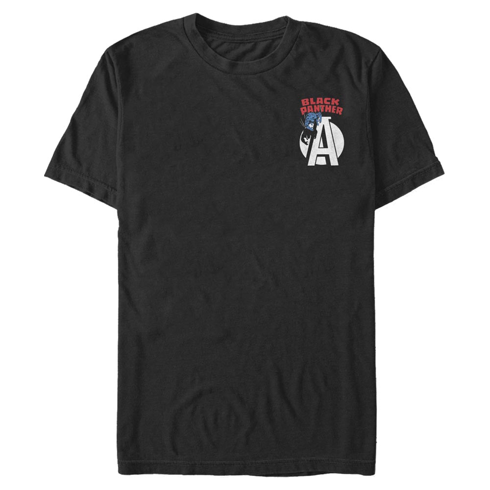 Marvel - Avengers - Black Panther Panther Badge - Homme T-shirt