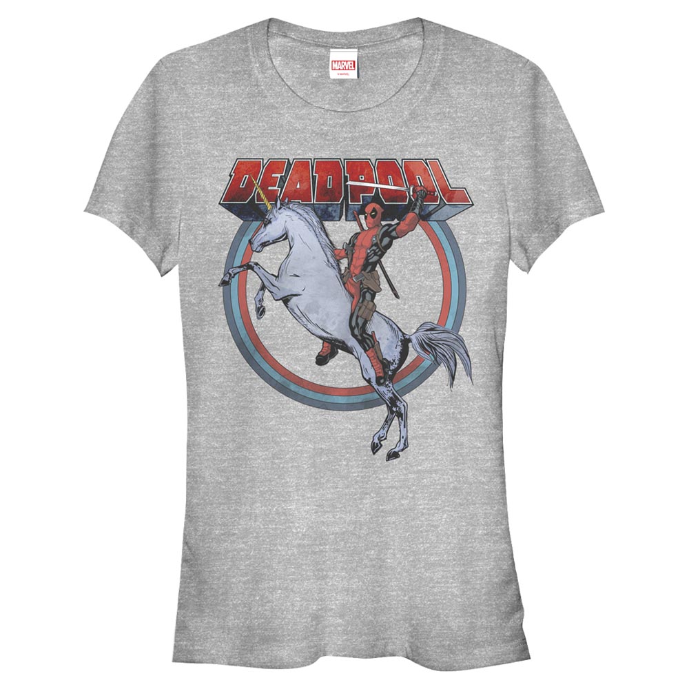 Marvel - Deadpool - Deadpool On Unicorn - Femme T-shirt