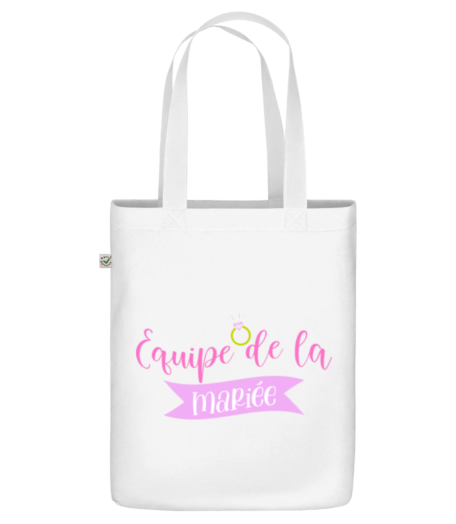 Equipe de la Mariée · Sac en toile bio
