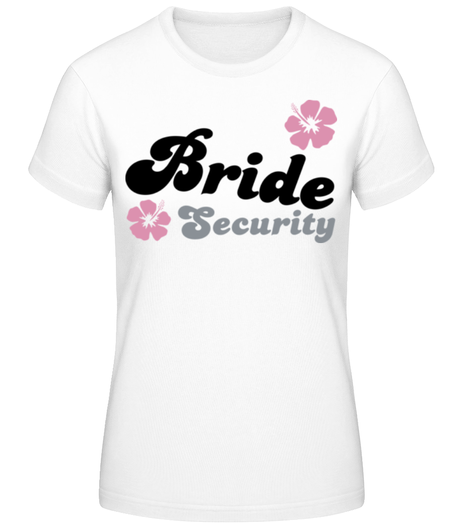 Bride Security Flowers · T-shirt standard Femme
