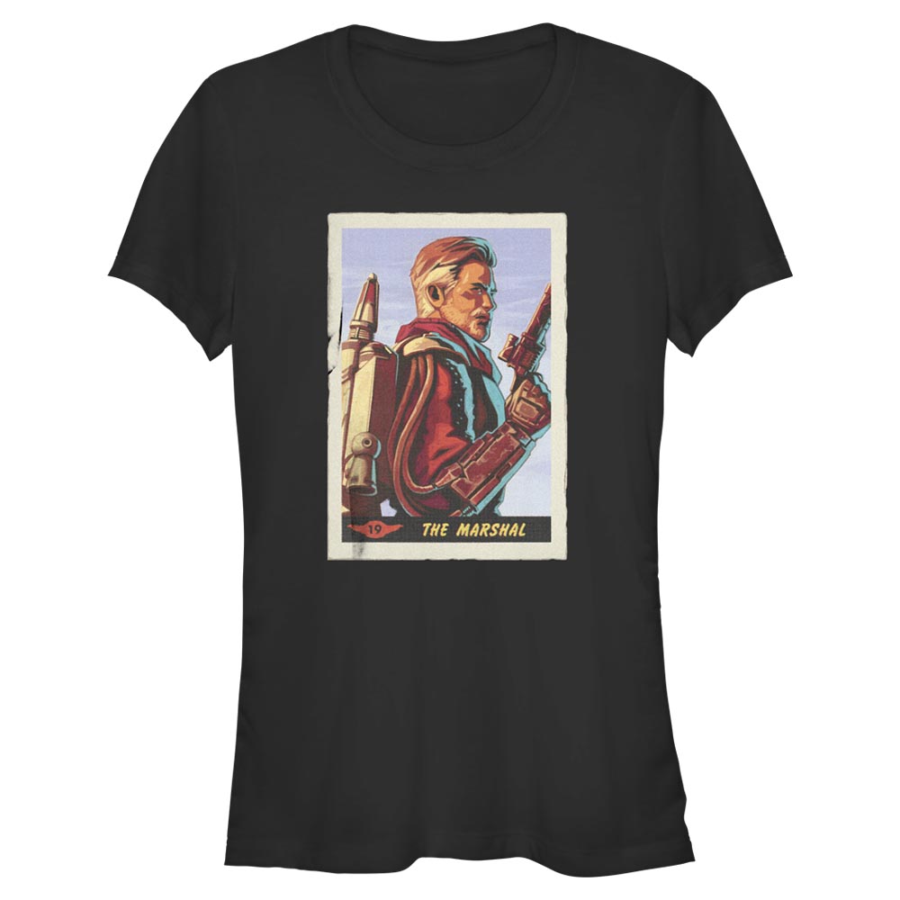 Star Wars - The Mandalorian - Chasseur de primes Marshal Card - Femme T-shirt