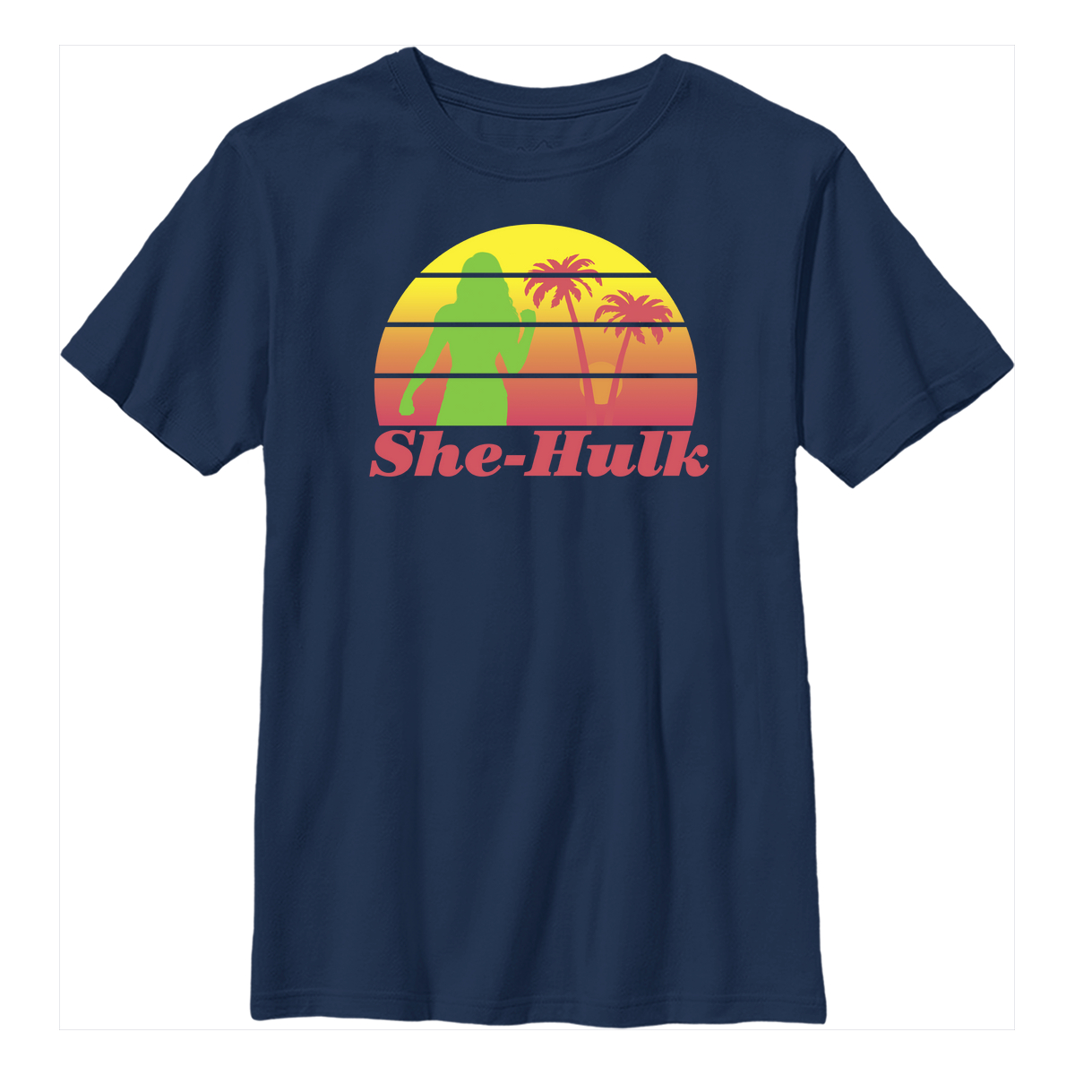 Marvel - She-Hulk Attorney at Law - Miss Hulk Retro Sunset She Hulk - Enfant T-shirt