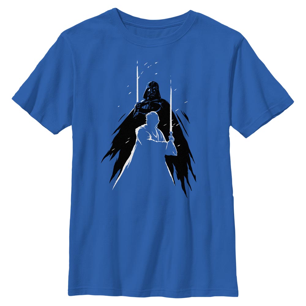 Star Wars - Obi-Wan Kenobi - Obi-Wan Kenobi & Darth Vader Vader Kenobi Silhouettes - Kinder T-Shirt