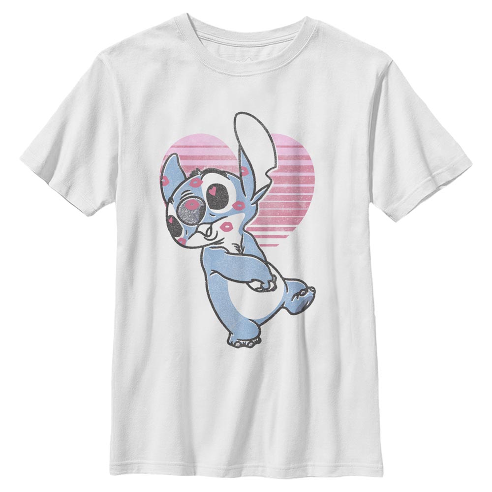 Disney Classics - Lilo & Stitch - Stitch Kissy Faced - Valentine's Day - Enfant T-shirt