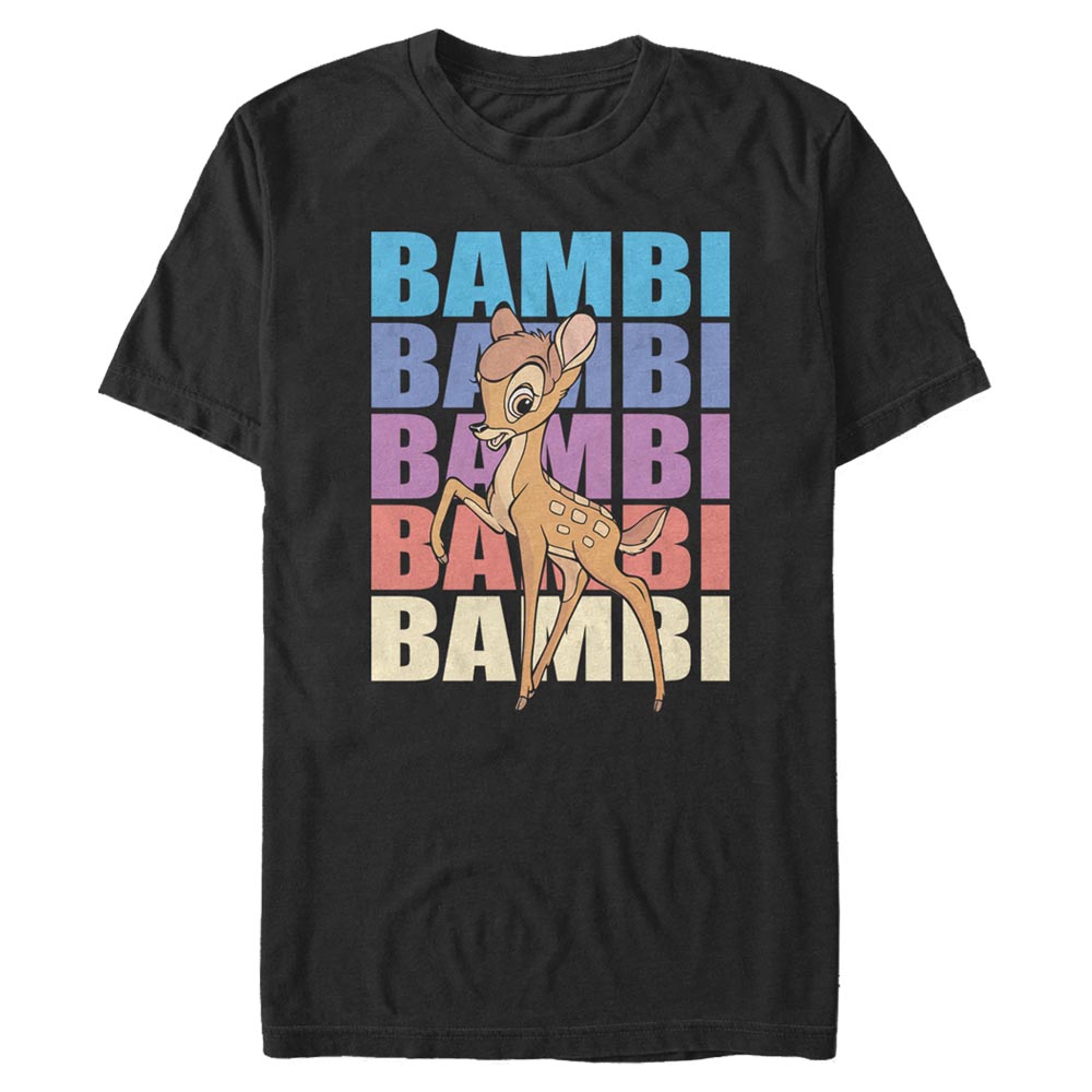 Disney Classics - Bambi - Bambi Name Stacked - Homme T-shirt