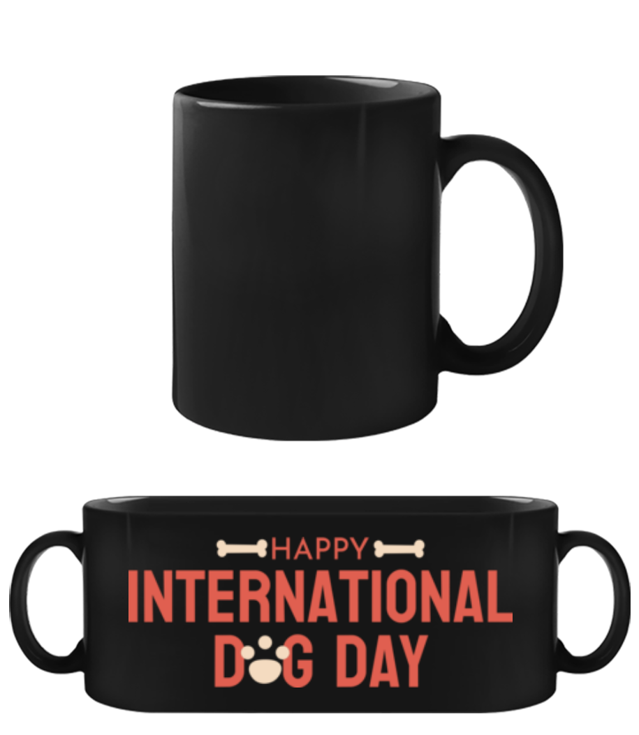 Happy Dog Day · Tasse Noire