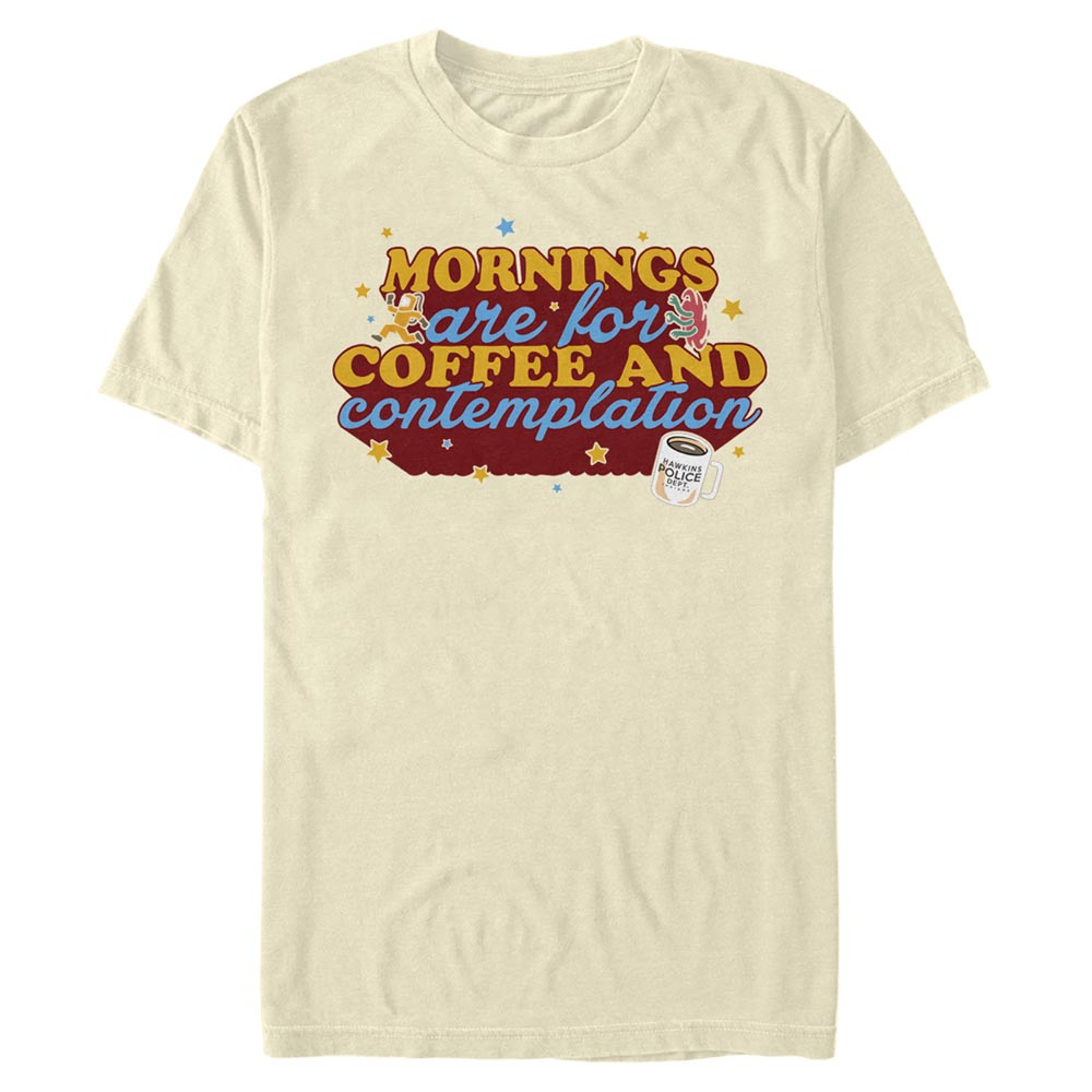 Netflix - Stranger Things - Quote Coffee Contemplations - Männer T-Shirt