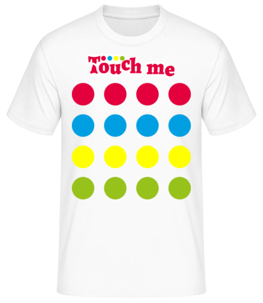 Aperçu: Touch Me - T-shirt standard Homme - Blanc - Devant