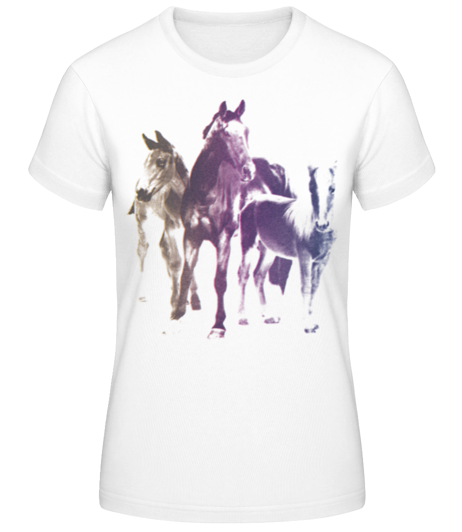 Chevaux Polaroid · T-shirt standard Femme