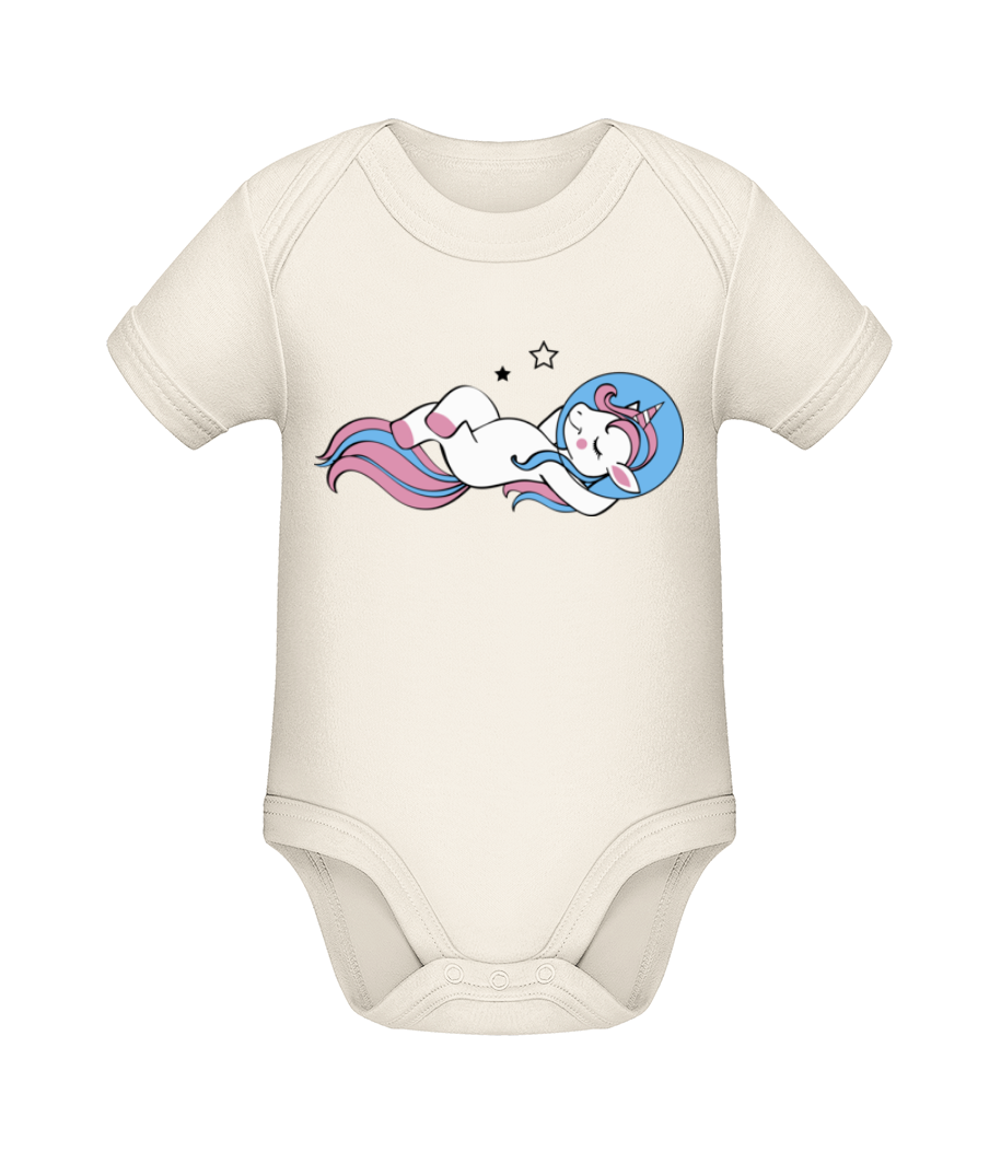 Astronaute Licorne · Body manches courtes bio