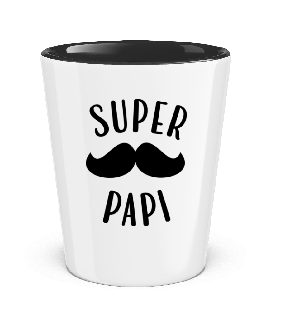 Super Papi · Verre à shot bicolore
