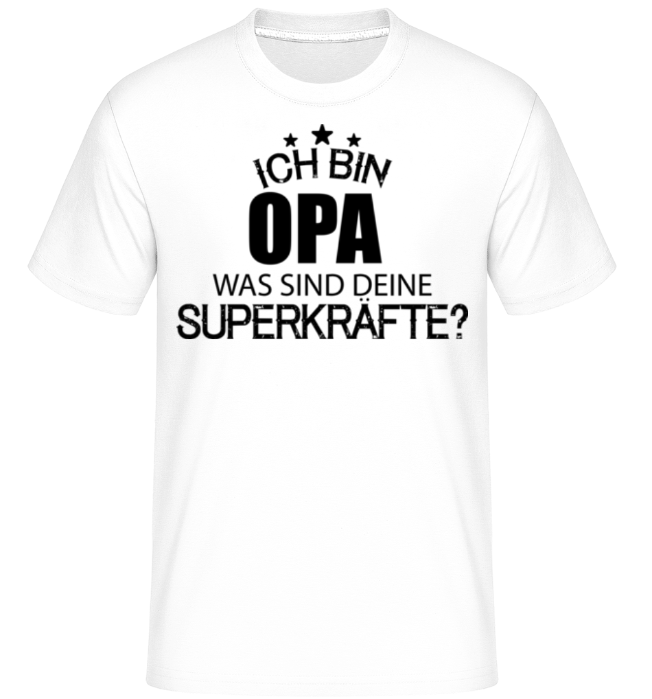 Superkraft Opa · Shirtinator Männer T-Shirt