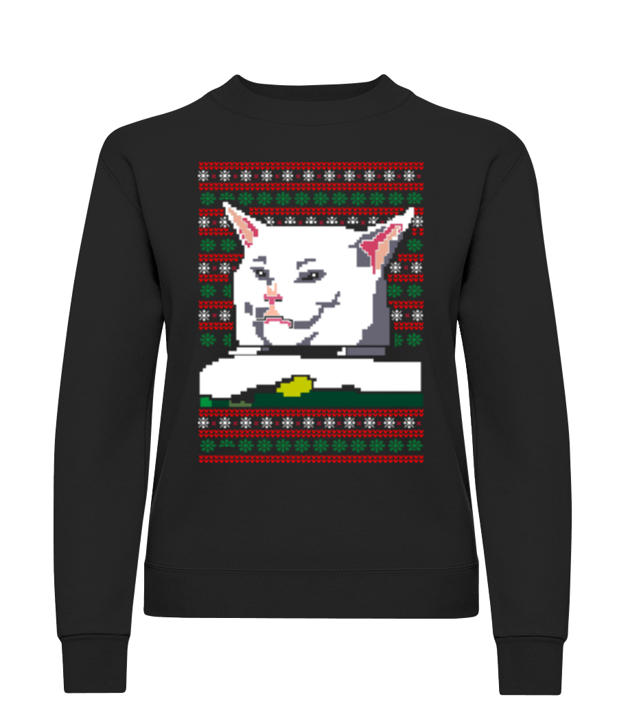 Ugly Cat Christmas · Sweatshirt Femme