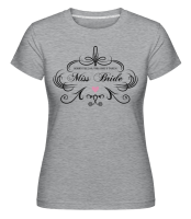 Miss Bride - Shirtinator Women's T-Shirt - Heather grey - Front