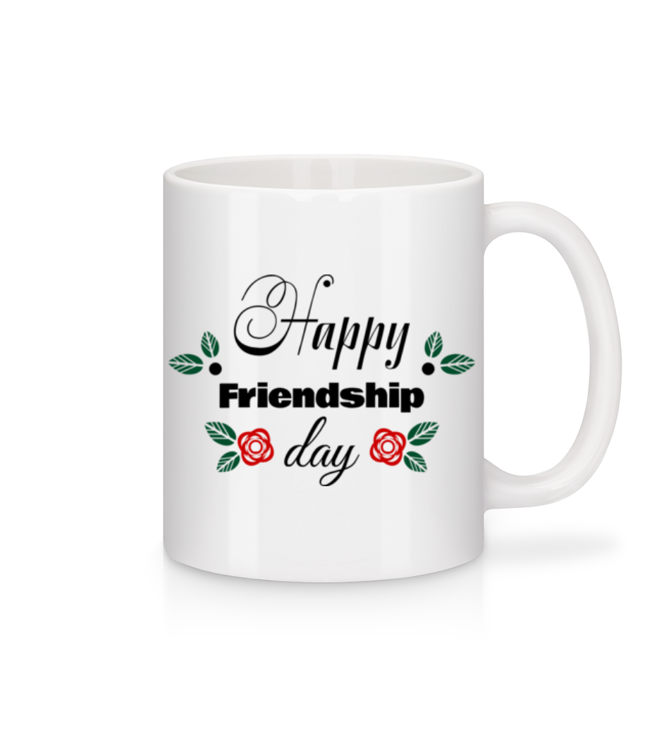 Happy Friendship Day · Mug en céramique blanc